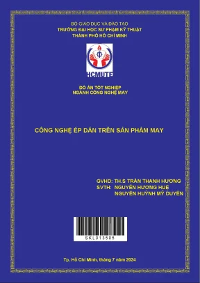 Công nghệ ép dán trên sản phẩm may