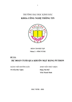 Dự đoán tuổi qua khuôn mặt bằng python