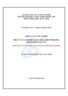 Khóa luận tốt nghiệp khoa học máy tính truy vấn ảnh hiệu quả dựa trên phương pháp khuếch tán