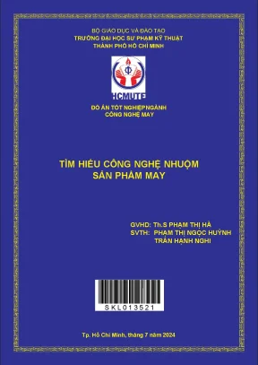 Đồ án tốt nghiệp công nghệ may tìm hiểu công nghệ nhuộm sản phẩm may