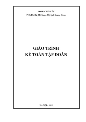 Giáo trình kế toán tập đoàn