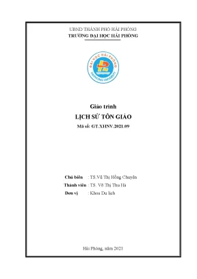 Giáo trình lịch sử tôn giáo