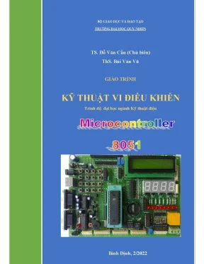 Giáo trình kỹ thuật vi điều khiển đã chỉnh sửa