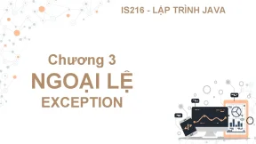 Chapter 3 exception lập trình java