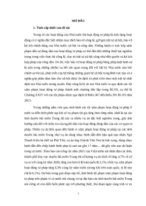 Luận án ts luật học các tội xâm phạm hoạt động tư pháp theo pháp luật hình sự việt nam từ thực tiễn các tỉnh duyên hải miền trung