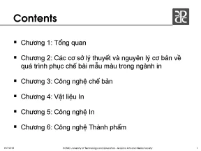Đại cương in chương 5 công nghệ in