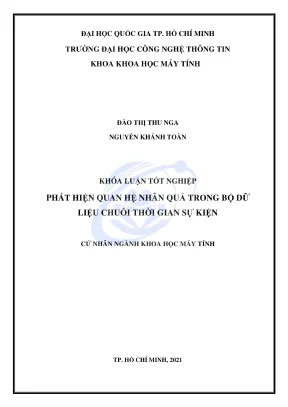 Khóa luận tốt nghiệp khoa học máy tính phát hiện quan hệ nhân quả trong bộ dữ liệu chuỗi thời gian sự kiện