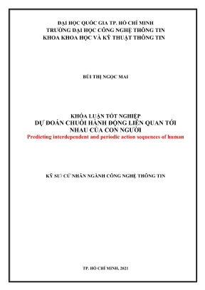 Khóa luận tốt nghiệp công nghệ thông tin dự đoán chuỗi hành động liên quan tới nhau của con người