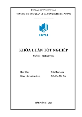 Khóa luận phát triển hoạt động marketing nhằm nâng cao hiệu quả kinh doanh của công ty vận tải hà anh
