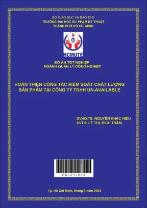 Hoàn thiện công tác kiểm soát chất lượng sản phẩm tại công ty tnhh un available