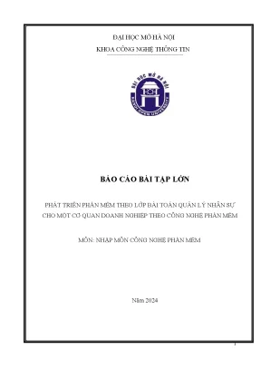 Đồ án c quản lý nhân sự cho một cơ quan doanh nghiệp source code lh zalo 0923313130