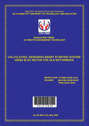 Calculating designing smart starting system using bldc motor for old motorbikes