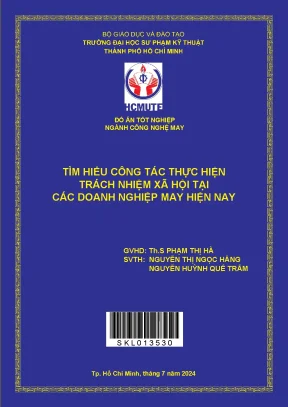 Tìm hiểu công tác thực hiện trách nhiệm xã hội tại các doanh nghiệp may hiện nay