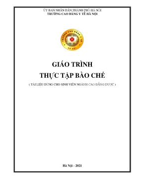 Bào chế gt thực hành