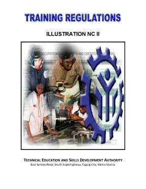 Training regulations for illustration nc ii