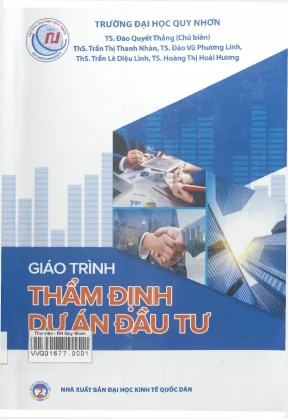 Giáo trình thẩm định dự án đầu tư