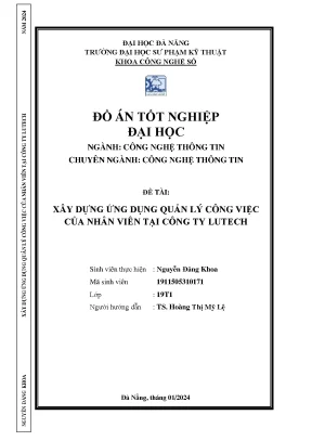 Xây dựng ứng dụng quản lý công việc của nhân viên tại công ty lutech