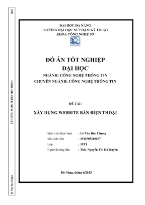 Xây dựng website bán điện thoại