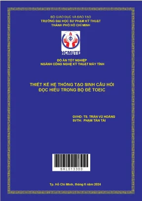 Thiết kế hệ thống tạo sinh câu hỏi đọc hiểu trong bộ đề toeic