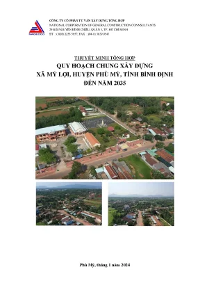 Thuyết minh tổng hợp quy hoạch chung xây dựng xã mỹ lợi huyện phù mỹ tỉnh bình định đến năm 2035