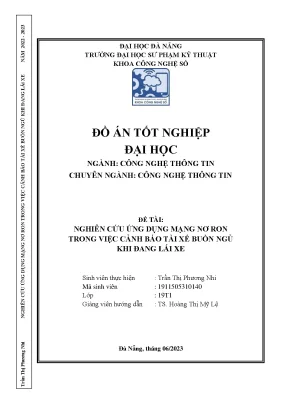 Nghiên cứu ứng dụng mạng nơ ron trong việc cảnh báo tài xế buồn ngủ khi đang lái xe