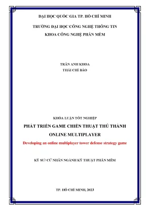 Phát triển game chiến thuật thủ thành online multiplayer khóa luận tốt nghiệp