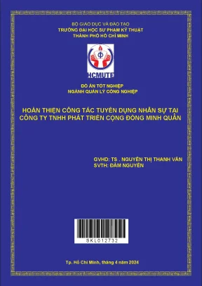 Hoàn thiện công tác tuyển dụng nhân sự tại công ty tnhh phát triển cộng đồng minh quân