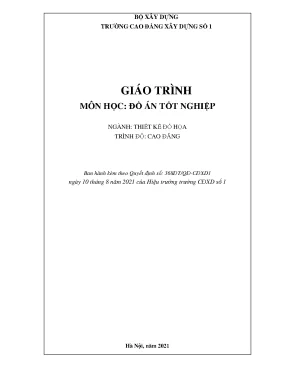 Giáo trình đồ án tốt nghiệp ngành thiết kế đồ họa cao đẳng