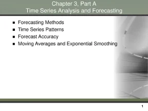 Chương 3 time series analysis and forecasting part a