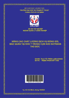 Nâng cao chất lượng dịch vụ đóng gói bảo quản tại kho 7 trong cụm kho sotrans thủ đức
