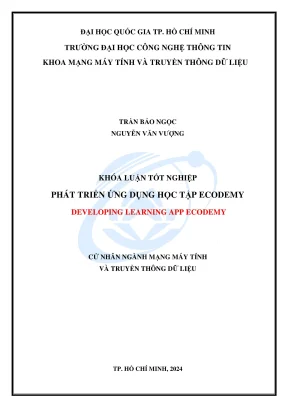 Khóa luận tốt nghiệp mạng máy tính phát triển ứng dụng học tập e codemy