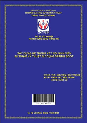 Xây dựng hệ thống kết nối sinh viên sư phạm kỹ thuật sử dụng spring boot