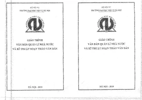 Giáo trình văn bản quản lý nhà nước