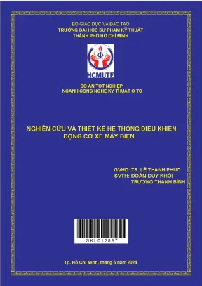 Nghiên cứu và thiết kế hệ thống điều khiển động cơ xe máy điện
