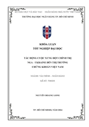 Tác động cuộc xung đột chính trị nga ukcraine đến thị trường chứng khoán việt nam