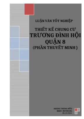 Luận văn tốt nghiệp thiết kế chung cư trương đình hội quận 8