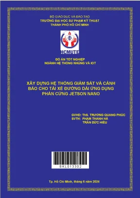 Đồ án tốt nghiệp xây dựng hệ thống giám sát và cảnh báo cho tài xế đường dài ứng dụng phần cứng jetson nano