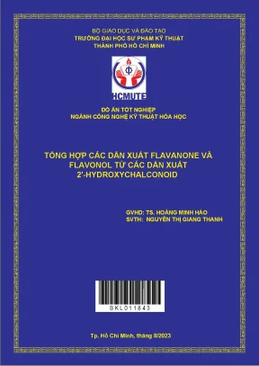 Tổng hợp các dẫn xuất flavanone và flavonol từ các dẫn xuất 2 hydroxychalconoid
