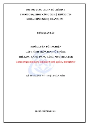 Khóa luận tốt nghiệp kỹ thuật phần mềm lập trình trò chơi mô phỏng thể loại game dạng bảng mutiplayer