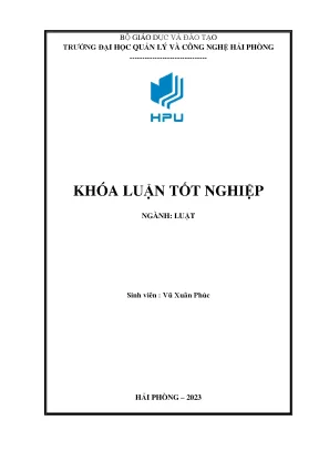 Khóa luận đề xuất các giải pháp nâng cao hiệu quả hoạt động kiểm sát việc giải quyết tố giác tin báo về tội phạm của vksnd quận hồng bàng hải phòng