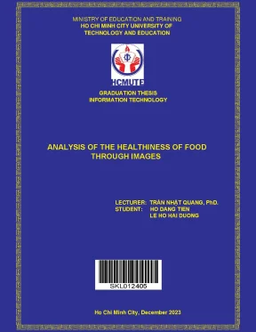 Analysis of the healthiness of food through images