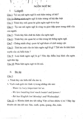 Ngôn ngữ đại cương