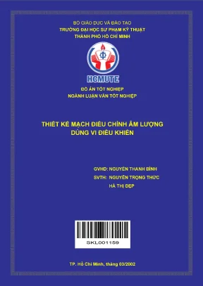 Thiết kế mạch điều chỉnh âm lượng dùng vi điều khiển 3