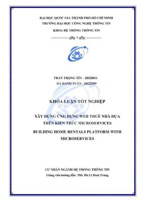 Khóa luận tốt nghiệp hệ thống thông tin xây dựng ứng dụng web thuê nhà dựa trên kiến trúc microservices