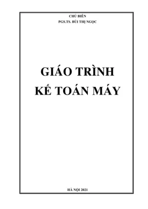 Giáo trình kế toán máy