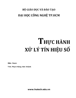 Thực hành xử lý tín hiệu số