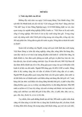Luận án ts bch báo chí đồng bằng sông cửu long truyền thông về vấn đề tái cơ cấu ngành nông nghiệp việt nam hiện nay