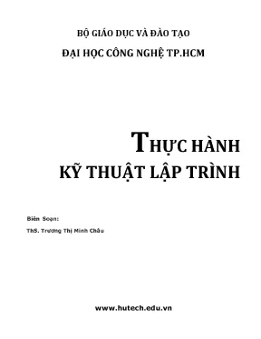 Thực hành kỹ thuật lập trình