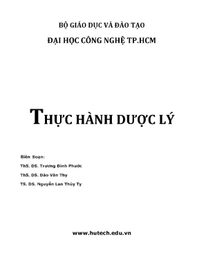 Thực hành dược lý