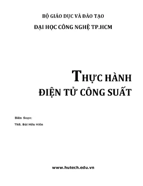 Thực hành điện tử công suất